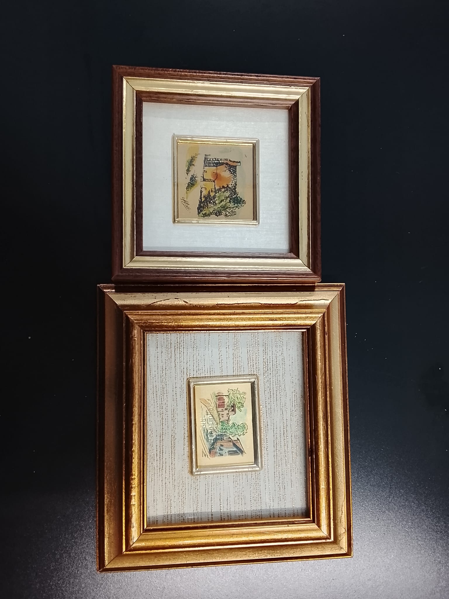 coppia-di-miniature-con-cornice-dorata-paesaggivedute